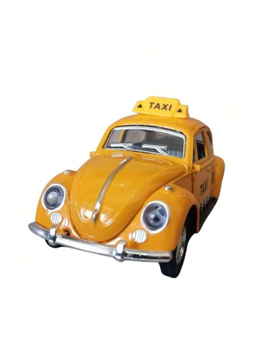 Miniatura Fusca Táxi 1/32 Carro Metal Coleção - Multicolorido - Visão 1