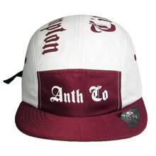 Anth Co Strapback Original Launch 5 Panel Straight Brim Cap - 紫紅色 - 查看 2