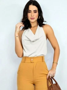 Women Blouses - 白色 - 查看 1
