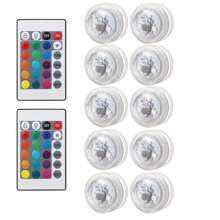 Mini Led Lights With Remote Control, Battery Powered Small Led Lights With 16 Colors And 4 Color Changing Modes, Mini Lights, Mini Led Night Light, Mini Led Lights For Crafts, Wedding, Party, Home, Christmas Decoration, Birthday Decoration, Table Centerpieces, Halloween Lantern Decor