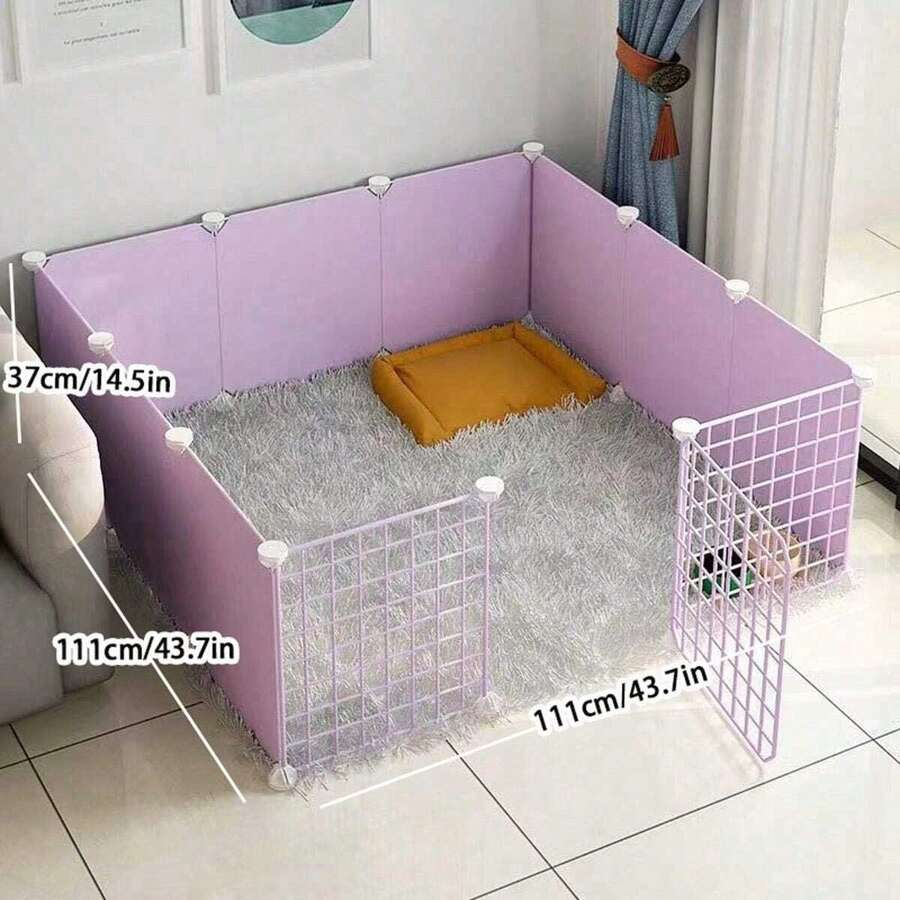 Valla Para Mascotas Con Puerta Y Red De Hierro, Valla De Aislamiento Para Mascotas, Jaula Para Perros En Interiores, Jaula Para Perros Pequeños Para Pomerania, Corgi, Hogar
