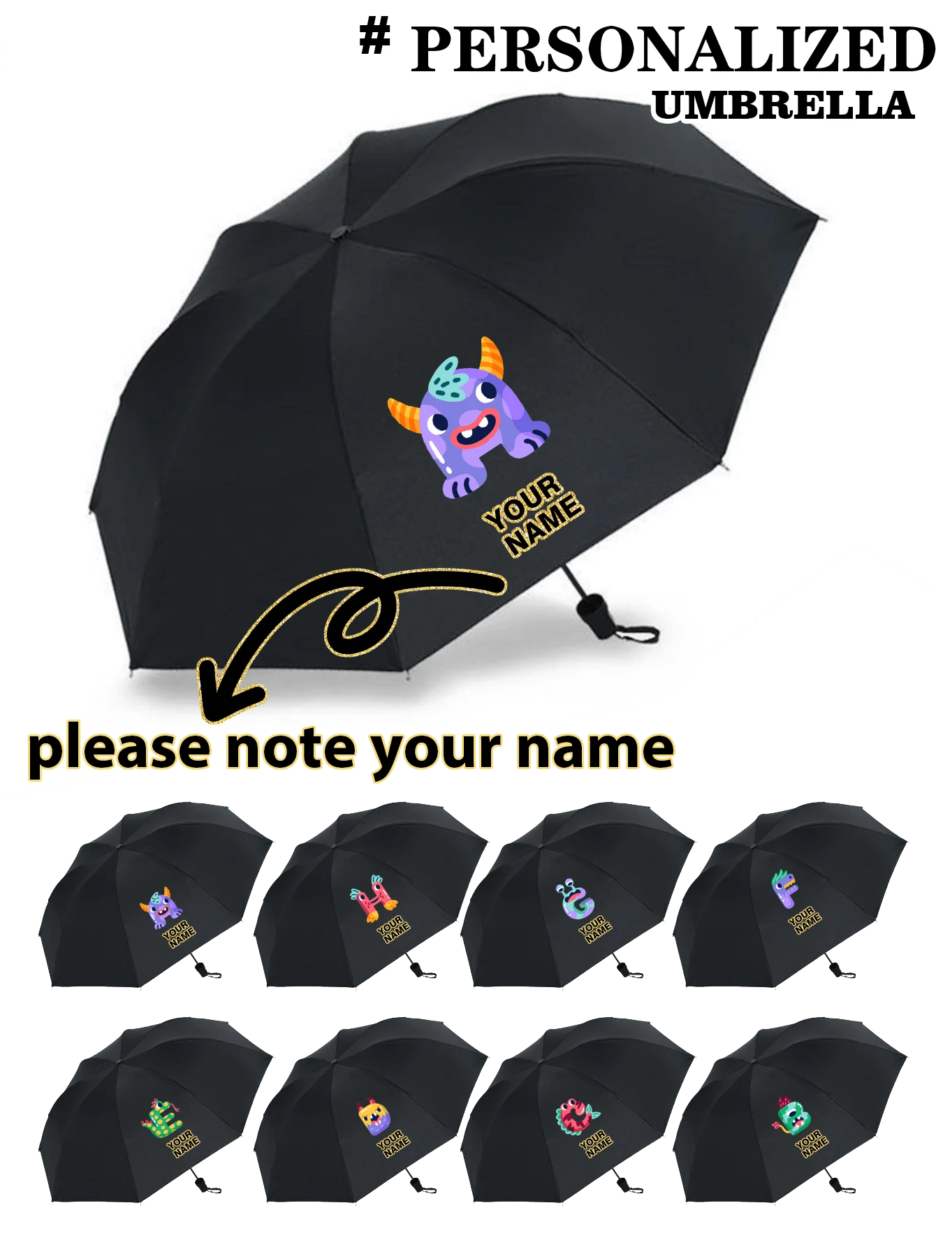 personalized-umbrella-custom-name-automatic-umbrella-school-opening