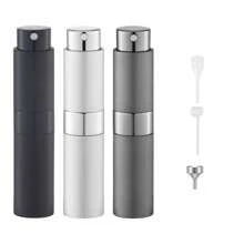 3pcs/Set 10ML Refillable Perfume Bottles, Refillable Perfume Atomizer Bottles, Perfume Travel Spray Bottles, Mini Portable Empty Liquid Containers, Travel Essentials, Beach Travel Storage Bag