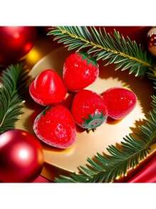 24 Strawberry Lip Balm Moisturizing Lips - 2 PIECES - View 4