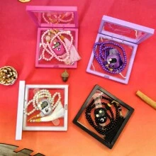 1 Stücke Strass Finger Zähler, Rosenkranz Ring, Mini Ziffernzähler zum Beten, Trainieren, Zählen, 3-teiliges Set - Verschiedenfarbig - Übersicht 4