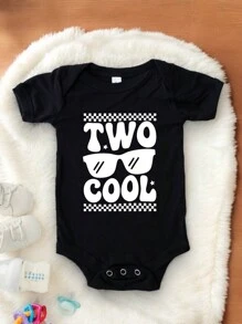 Two Cool Birthday Shirt, 2nd Birthday Shirt, Second Birthday Shirt, Two Cool Toddler Shirts, Toddler Shirt, Birthday Boy Shirt, Birthday Girl, Birthday Outfit TX-256 - Black - View 2
