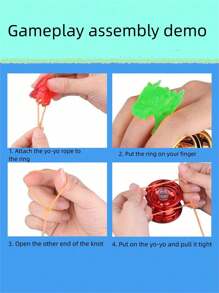 1 件无响应溜溜球，合金金属入门型，紫色，适合初学者成人中级到高级玩家