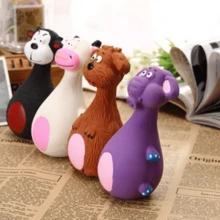 Dogs Grind Their Teeth, Clean Their Teeth, Relieve Boredom, Endure Biting, Fun Cartoon Animal Latex Sound Toys - Multicolor - View 5