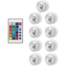 Mini Led Lights With Remote Control, Battery Powered Small Led Lights With 16 Colors And 4 Color Changing Modes, Mini Lights, Mini Led Night Light, Mini Led Lights For Crafts, Wedding, Party, Home, Christmas Decoration, Birthday Decoration, Table Centerpieces, Halloween Lantern Decor