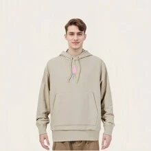 Puma Hooded Graphic Print Breathable Loose Fit Sweatshirt, Fashionable Casual Outdoor Fitness Running Pullover, Couple Outfit