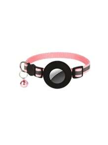 Collar para gato con soporte para AirTag, portador de campanilla - Collar para gato de longitud ajustable con soporte para AirTag de Apple - Soporte para AirTag para collar de gato - Multicolor - Ver 11