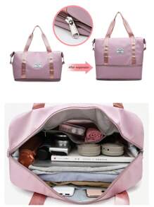 UNIXINU Borsone Travel Bag Waterproof Nylon Sports Gym Bag For Women Large Capacity Travel Luggage Bag