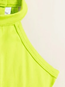 Conjunto de moda primavera/verano para niñas con chaleco vaquero y mono verde con tirantes, conjunto elegante para fiesta/viaje