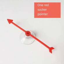 1/3 件吸盘指针旋转转盘幸运旋转轮，英语语音和课程的互动教学辅助工具 - 彩色 - 查看 9