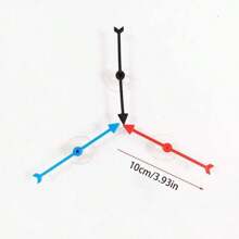 1/3 件吸盘指针旋转转盘幸运旋转轮，英语语音和课程的互动教学辅助工具 - 彩色 - 查看 3