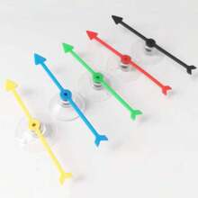 1/3 件吸盘指针旋转转盘幸运旋转轮，英语语音和课程的互动教学辅助工具 - 彩色 - 查看 2