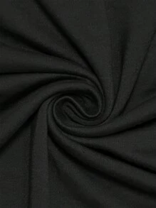 Canada Maple Print Cotton T-Shirt For Women - Casual Crew Neck, Short Sleeve, Breathable & Machine Washable - Perfect For All Seasons - Black - View 4