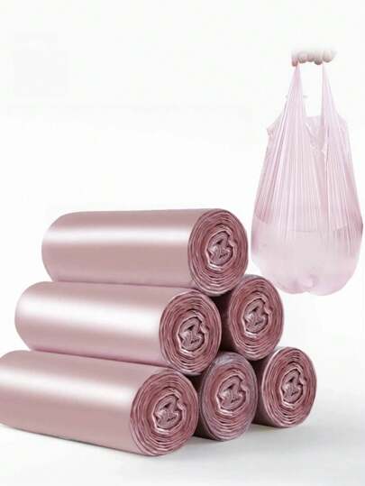 1 rollo de 20 piezas, 3 rollos de 60 piezas, 5 rollos de 100 piezas de bolsas de basura de un solo color, bolsas de reemplazo de pañales, bolsas de basura desechables para el hogar