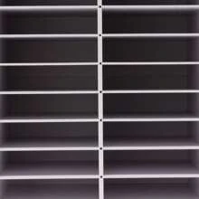 OUKANING Dokumentenablage 36 Fach Briefablage Schreibtisch Organizer Ablagefach Büro - Grau - Übersicht 10