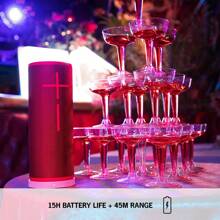 Ears BOOM EXC Portable Waterproof Bluetooth Speaker, Night Black - Blue - View 6