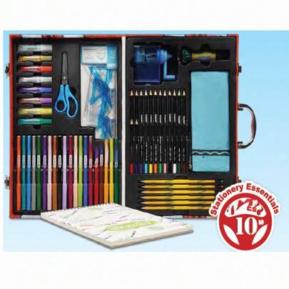 Crayola Caja de regalo con papelería con autobús de crecimiento, excelente para proyectos de arte, ideal para regalos navideños