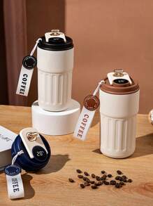 Stainless Steel Insulated Coffee Cup With Temperature Display - Perfect Thanksgiving Gift - Drinkware, Flasks Portable - Multicolor - View 9