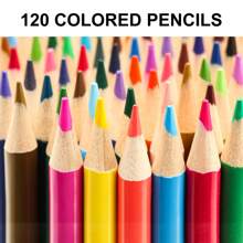 Colored Pencils For Adult Coloring Books, 120-Color Drawing Sketching Shading Pencils, Coloring Pencils For Adults, Artists, Professionals And Colorists - 120 Color Pencils - View 3