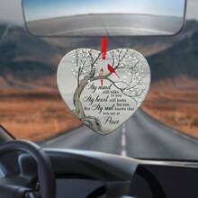 1pc, Ornaments, Winter Snow Red Bird Ornaments, Acrylic Hanging Accessories Ornaments Memorial Decoration, Scene Decor, Room Decor, Home Decor, Holiday Party Decor, Decor,Home Decor ,Room Decor,Wall Decor