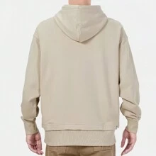 Puma Hooded Graphic Print Breathable Loose Fit Sweatshirt, Fashionable Casual Outdoor Fitness Running Pullover, Couple Outfit