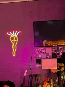 1 件 LED 霓虹灯性感美女多色装饰标志灯，适用于酒吧、夜总会、俱乐部、房间装饰 - 彩色 - 查看 9