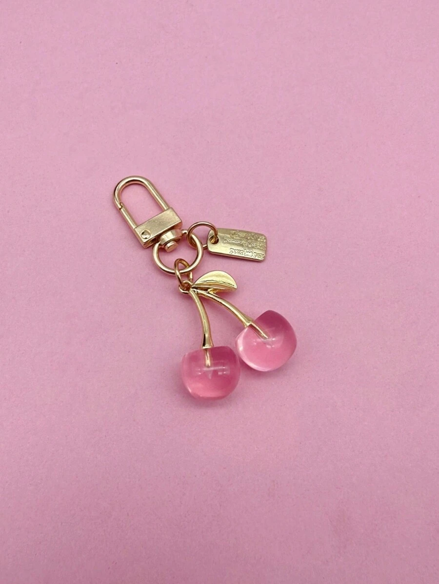 HAILIAN Minimalist Women's Cherry Gift Box Set, Couple Keychain Decor Pendant, Gift For Partner, Couple And Best Friend. Valentine's Day Gift.