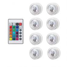 Mini Led Lights With Remote Control, Battery Powered Small Led Lights With 16 Colors And 4 Color Changing Modes, Mini Lights, Mini Led Night Light, Mini Led Lights For Crafts, Wedding, Party, Home, Christmas Decoration, Birthday Decoration, Table Centerpieces, Halloween Lantern Decor