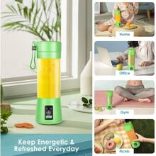 Portable Fruit Blender, Mini Blender Portable USB Rechargeable 380ml - Multicolor - View 2