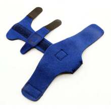 2X Middle Finger Splint Strengthener Support Braces Brace Orthotics Protector Pain Relief - Royal Blue - View 4