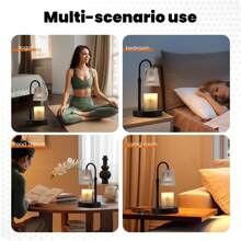 1pc Wax Melter Lamp With Timer & Dimmer, Electric Candle Warmer Lamp For Bedroom Decor, Suitable For Candle Jars, Christmas, Mother's Day, Housewarming Gift - View 10