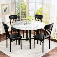 Dining Table & Chair Sets - Brown - View 7