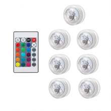 Mini Led Lights With Remote Control, Battery Powered Small Led Lights With 16 Colors And 4 Color Changing Modes, Mini Lights, Mini Led Night Light, Mini Led Lights For Crafts, Wedding, Party, Home, Christmas Decoration, Birthday Decoration, Table Centerpieces, Halloween Lantern Decor