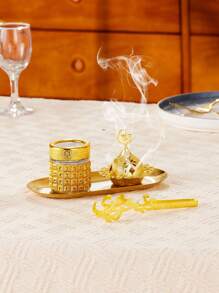 1 件套 北欧纯色拉玛香薰炉 创意香炉夹 桌面摆件 檀香熏香 熏香驱散香薰炉 拉玛礼物 星星 月亮 灯笼 - 彩色 - 查看 7