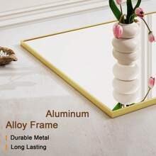 71"" Full Length Mirror Rectangle Floor Mirrors For Standing Leaning Or Hanging Gold