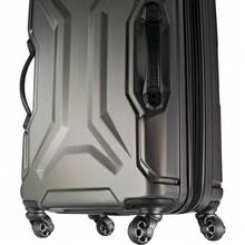 American Tourister Cargo Max 25" Hardside Medium Checked Spinner Luggage Single Piece - Olive - Army Green - View 9