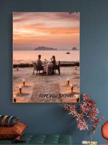 1Pc Customized Photo Canvas, Custom Name/Text Canvas,Collage Photos Canvas For Walls, Personalized Canvas Wall Art, Custom Images Printing, Art Canvas' Printing, Mother's Day Father's Day Birthday Gifts,Family Gifts,Gift For Friends/Mom/Dad/Kids/Girlfriend/Boyfriend Graduation