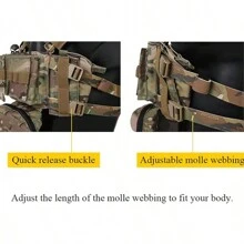 EMERSONGEAR Tactical Micro Vest, MK3 Modular Micro Fight Chest Rig