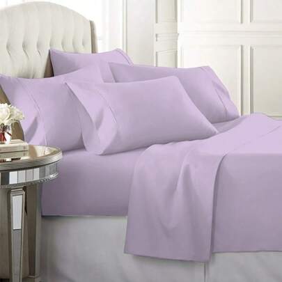 Egyptian Softness Ultra Soft Cooling 2200 Series Double-Brushed Deep Pocket Microfiber 6 Piece  Bed Sheets Set