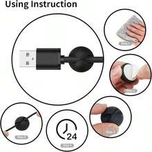 5pcs/10pcs Wire Clips, Wire Management Organizer, Adhesive Charging Cable Clips, Cable Clips, Suitable For Bedside, Desk, Office Or Mouse Cord - Black - View 5