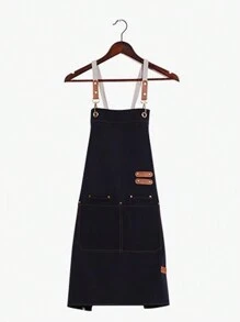 1pc Custom Embroidered Personalised Chef Apron, Customisable Apron, Baking Apron, Custom Kitchen Apron, Custom Work Apron, Aprons For Women, Hospitality Apron,Apron For Kitchen,Home,Apron Women,Fathers Dad Gift,Customised Personalised Gifts