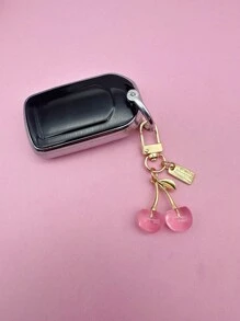HAILIAN Minimalist Women's Cherry Gift Box Set, Couple Keychain Decor Pendant, Gift For Partner, Couple And Best Friend. Valentine's Day Gift. - Pink - View 7