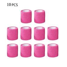 3/10/14 Rolls/Set Self-Adhesive Sport Bandage, Elastic Pressure Athletic Protective Bandage Tape For Football, Basketball, Fitness Training, Ankle, Wrist, Foot Support, Multi-Functional First Aid Kit Bandage For Outdoor Sports, Household, Pets Gym Accessories Sales Sports Tape - Multicolor - View 22