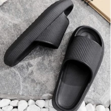 Cloud Slide Slippers Comfortable Orthopedic 100% EVA Rubber Anatomical Beautiful Stylish Comfortable Soft - Black - View 7