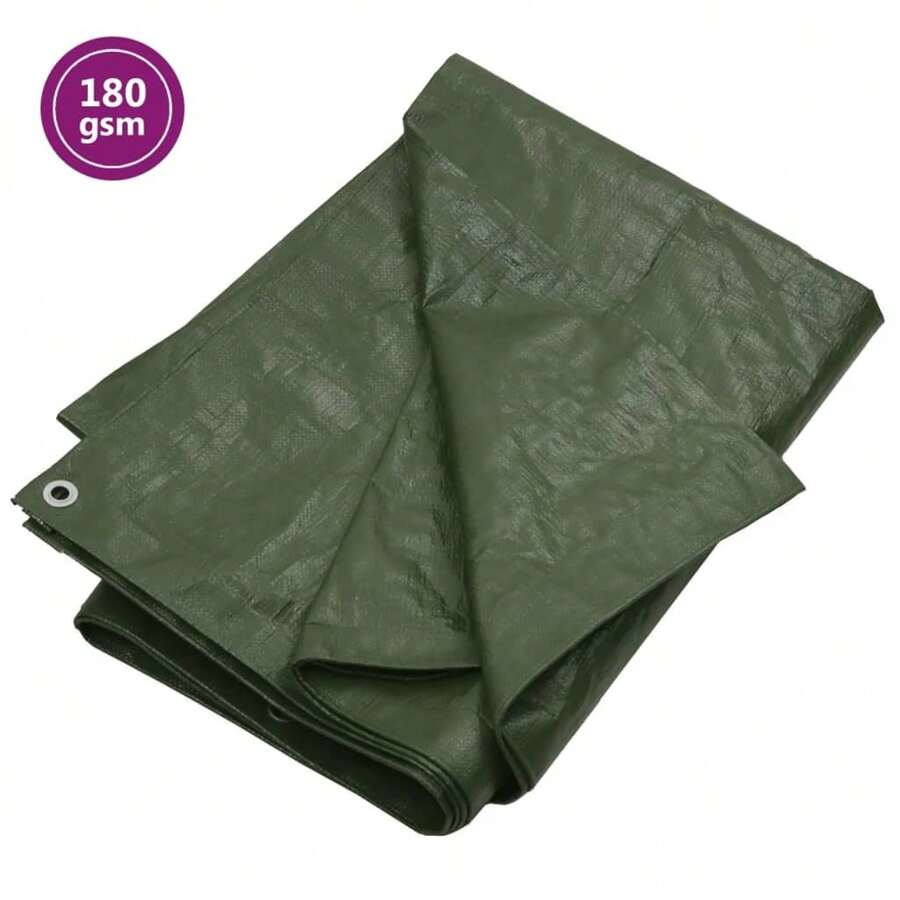 Heavy Duty HDPE Green Fabric 180 G/M²  M Outdoor Covering Solution - 綠色 - 查看 1