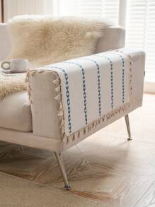 Tokoto 1 chiếc khăn trải bàn nhỏ bằng vải polyester dệt kim Jacquard, có nhiều màu sắc, miếng lót đĩa vuông đơn giản họa tiết sọc Bohemian, khăn ăn, khăn trải bàn thích hợp cho nhà hàng, khách sạn, phòng ngủ, bàn ăn, tủ đầu giường, tủ giày, ghế sofa, giỏ đựng, ngoài trời, trang trí lễ hội, mọi mùa - Nhiều màu - Xem 23